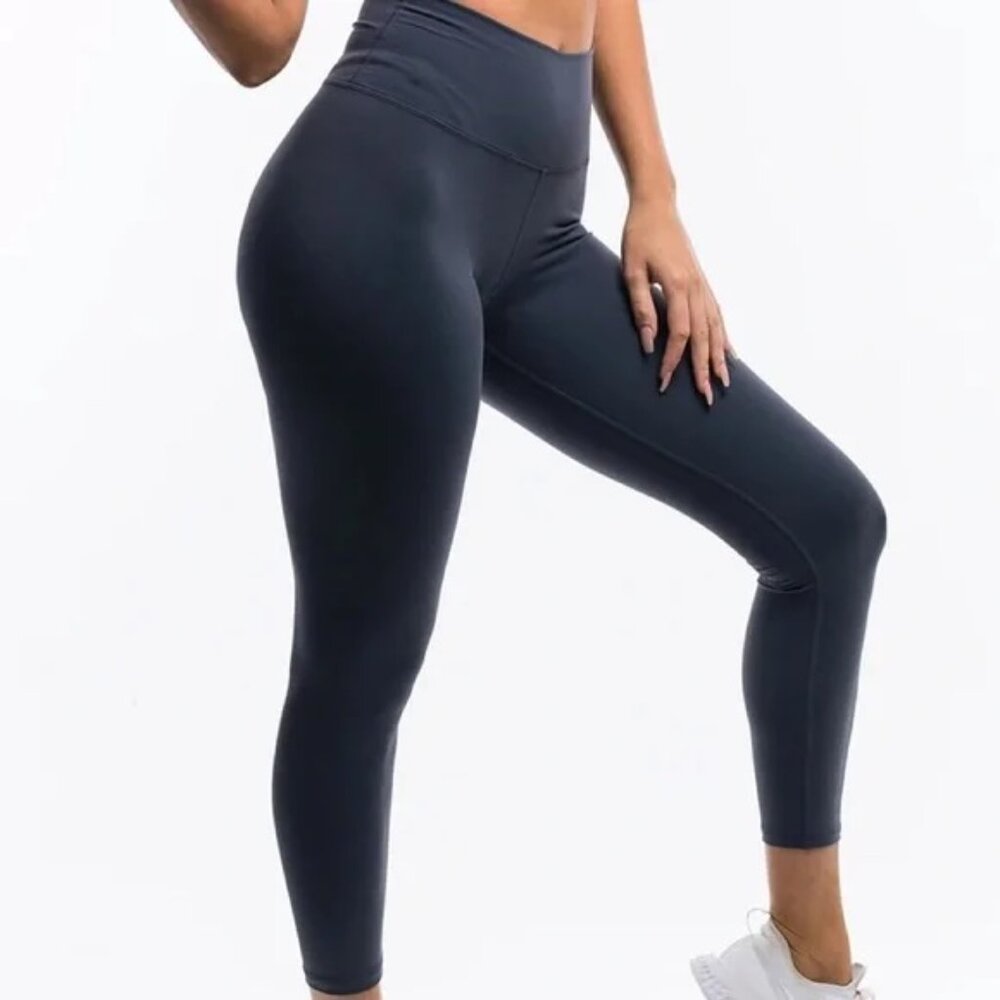 ECHT FORCE SCRUNCH LEGGINGS - S smoke (dark blue-ish grey) - Picture 2 of 5